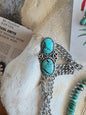 Double Stone Turquoise Ring #377