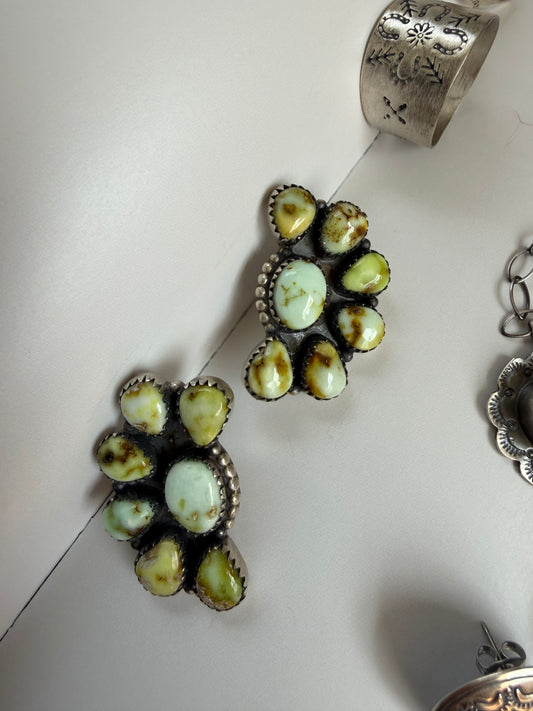 Palomino Half Cluster Earrings #833
