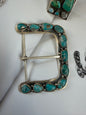 White Water Turquoise Buckle #956