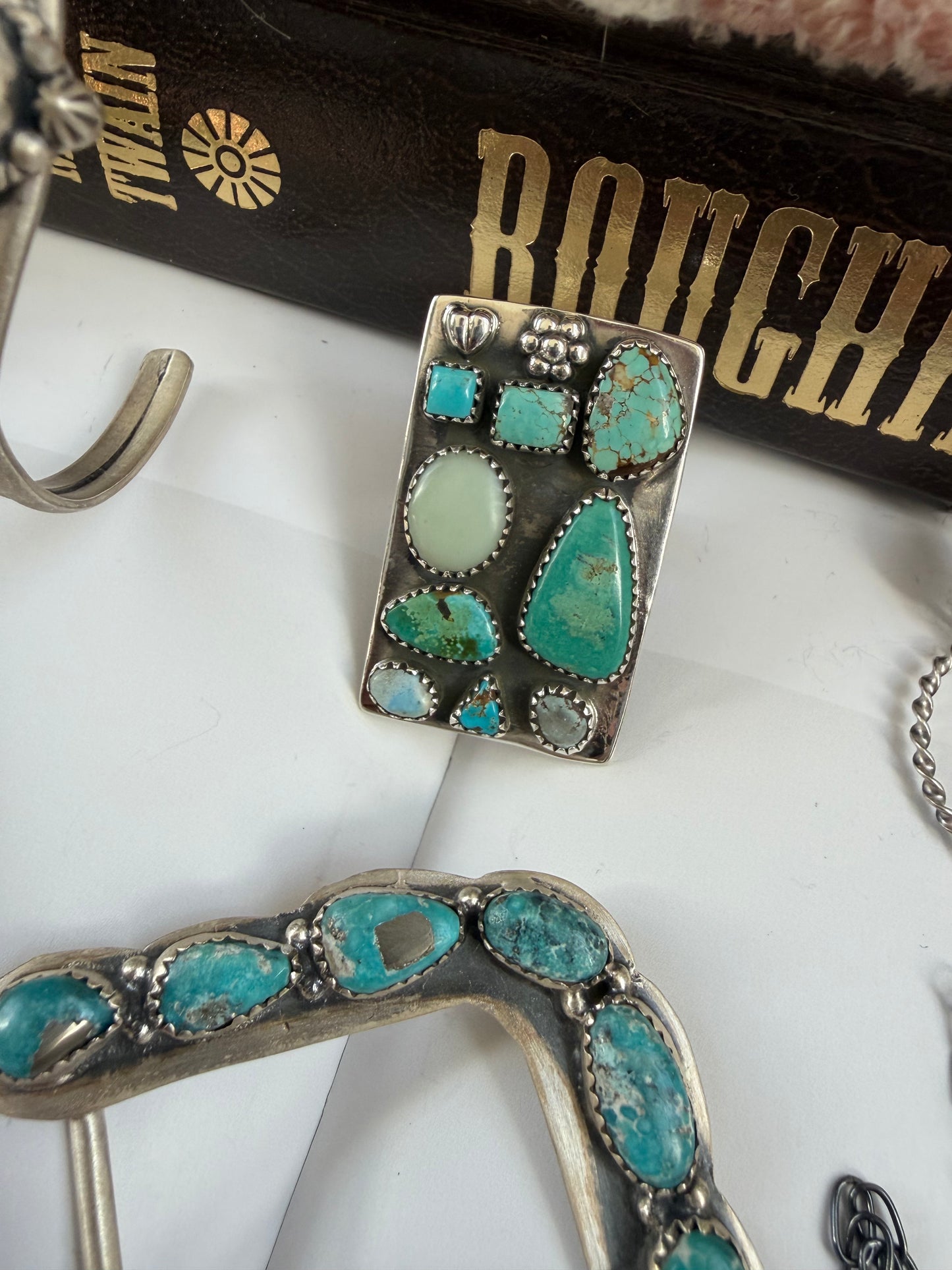 Multi Turquoise Ring #958