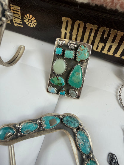 Multi Turquoise Ring #958